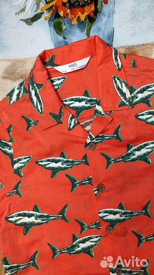 Рубашка M&S 104/110 хлопок