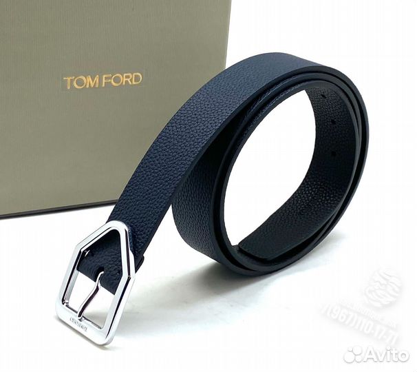 Ремень мужской Tom Ford синий