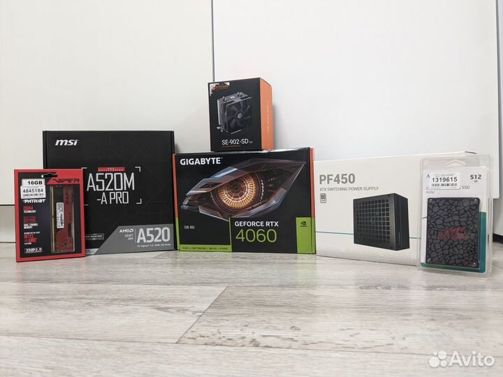 Игровой компьютер ryzen 5500