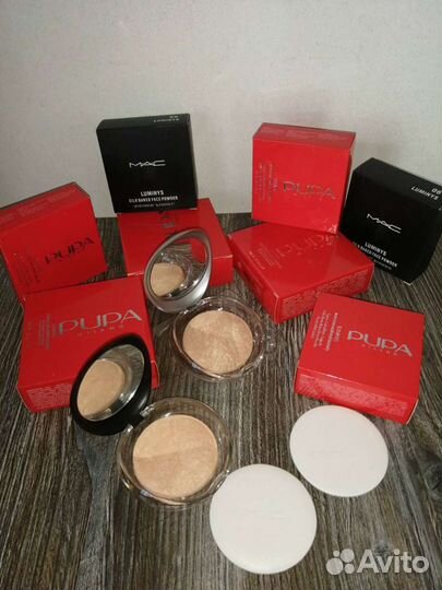 Пудра запечанная Пупа, Мак, всё тона в наличии