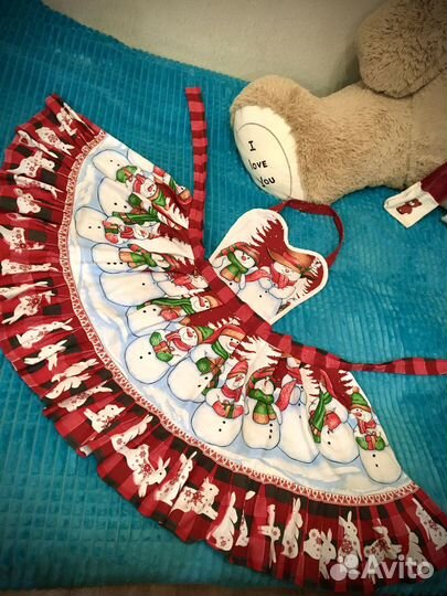 Фартук женский кухонный Новогодний