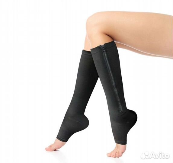 Компрессионные гольфы на молнии Zip Sox