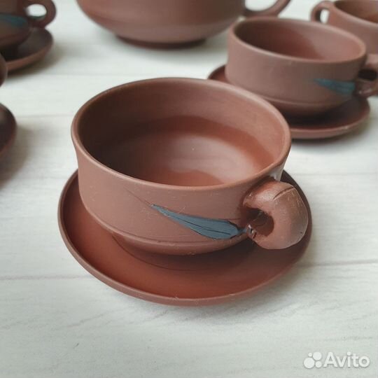 Набор для чая, глина