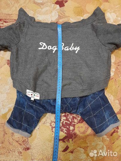 Комбинезон для маленькой собаки зима, весна