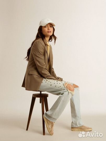 Кеды golden goose Super-Star LTD pink