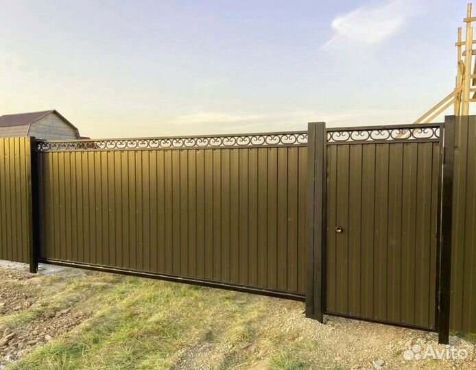 Откатные ворота в наличии