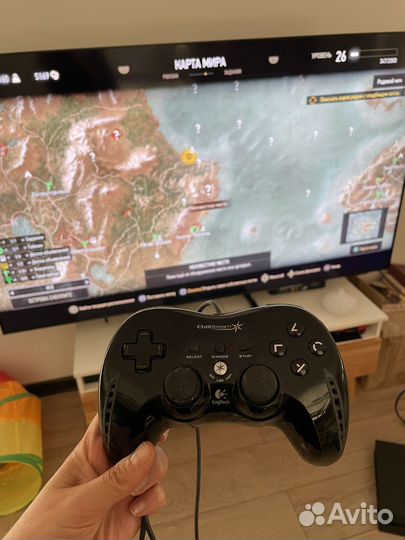 Игровой джойстик Logitech для PS3 и пк