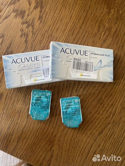 Линзы acuvue oasys -3,75