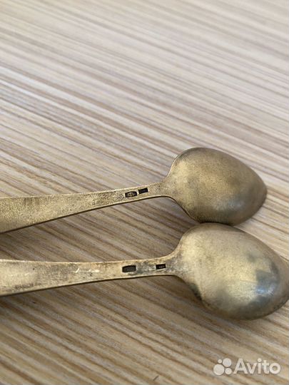 Серебряные ложки с эмалью