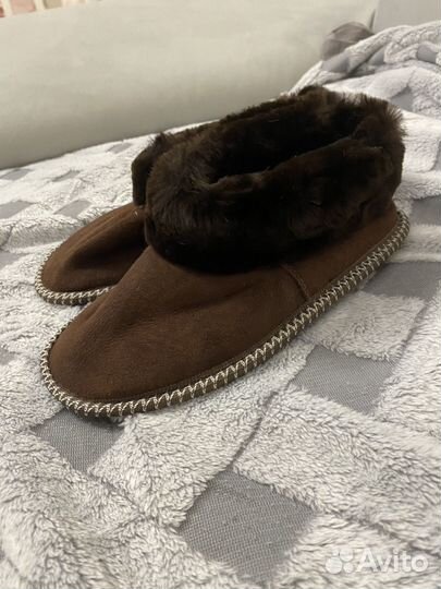 Чуни из натурального меха