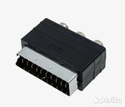 Переходник scart - 3xRCA