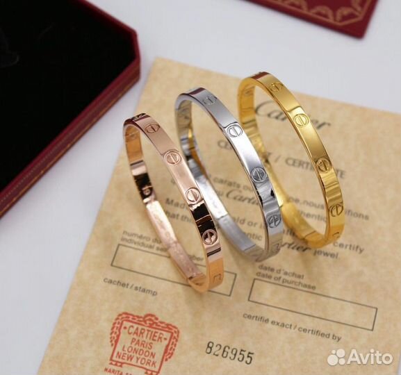 Браслеты Cartier love