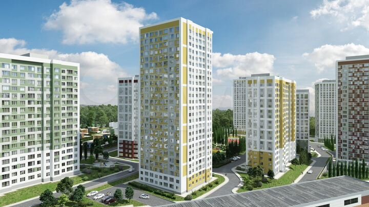 2-к. квартира, 65,8 м², 19/25 эт.