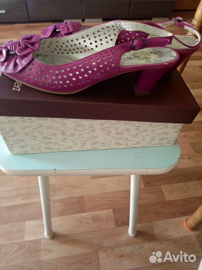 Туфли босоножки женские летние 37 стелька 24.5 см