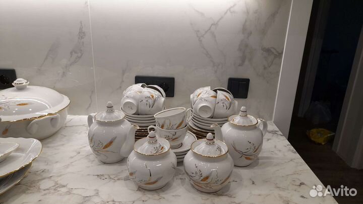 Набор столовой посуды(Дулёвский сервиз)