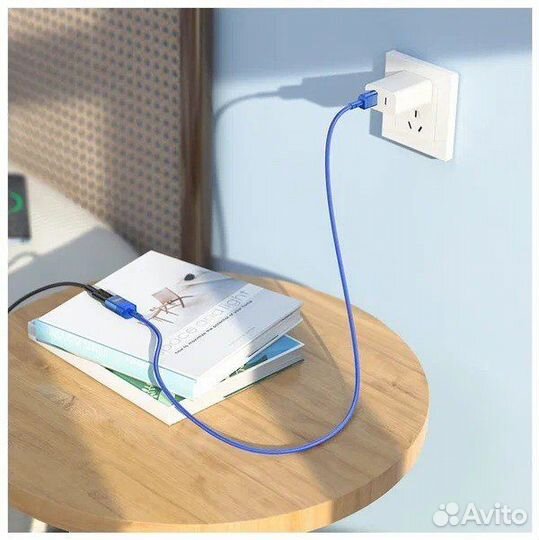 Адаптер переходник Hoco с USB(a) на USB(f) 3.0