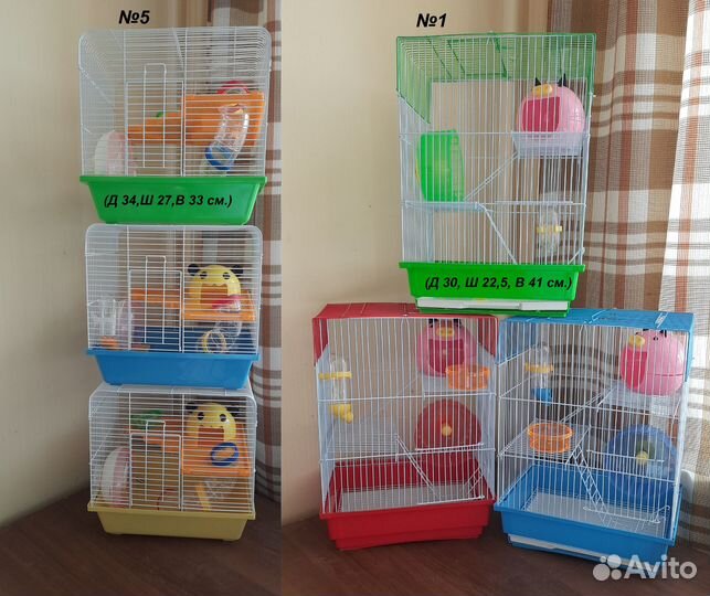 Новые клетки для грызунов, хомяк в подарок