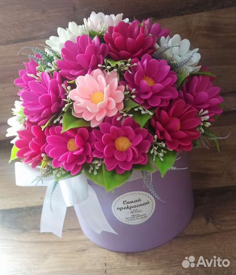 Букет из мыла