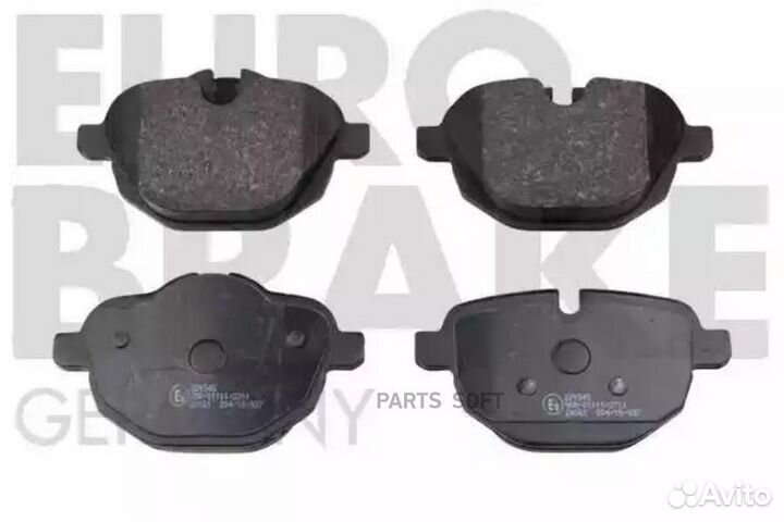 Eurobrake 5502221545 Колодки тормозные задн