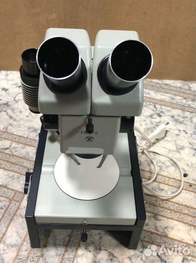 Микроскоп стереоскопический мбс-9 СССР