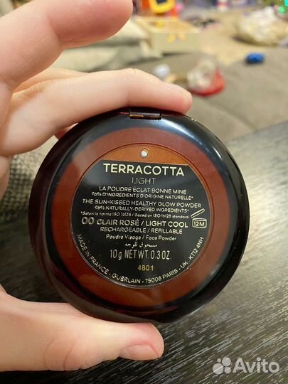 Бронзер Guerlain Terracota оттенок Light