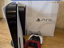 Sony PS5 1тб с дисководом+2 геймпада