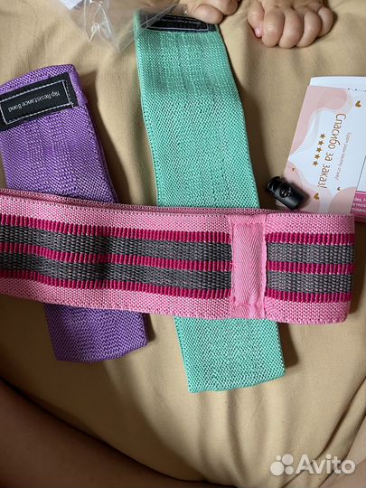 Тканевые фитнес резинки