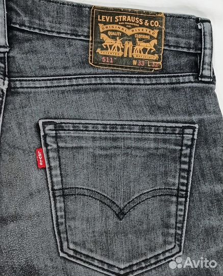 Levis 511 джинсы