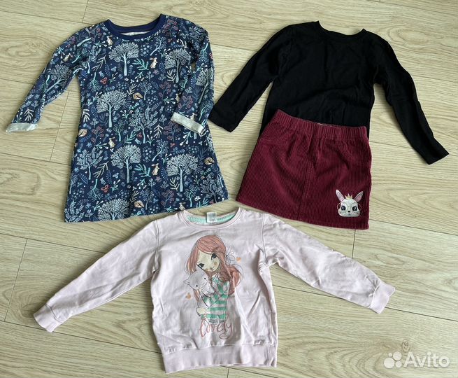 Вещи летние пакетом на девочку 98-104