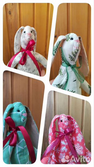 Заяц тильда символ 2023 года ручная работа