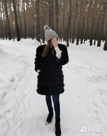 Шуба трансформер из песца