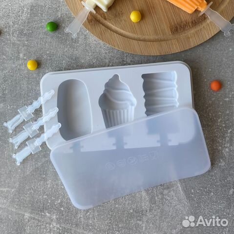 Силиконовая форма для мороженого