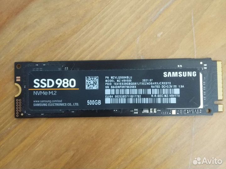 Новый ssd диск Samsung