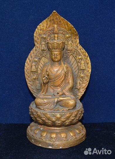 Статуэтка бронза патинированная Будда буддизм Тибе