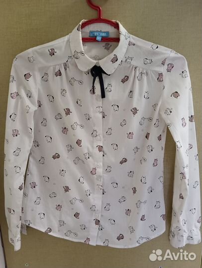 Блузка школьная на девочку 140-146 рост