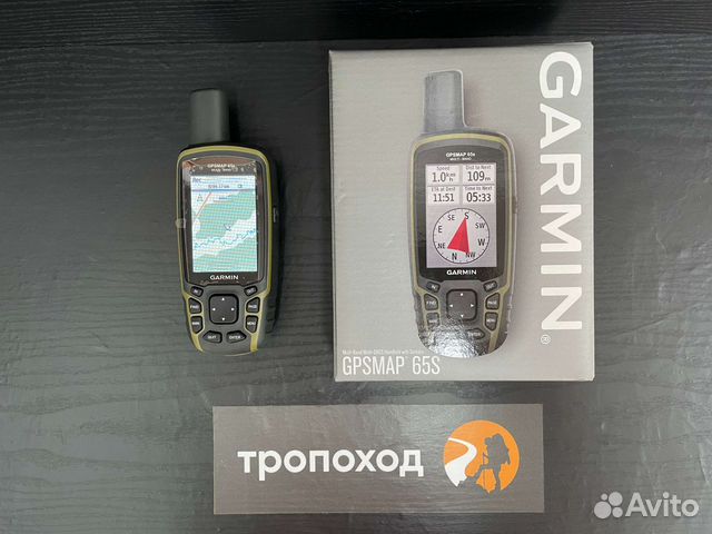 Навигатор Garmin GPSmap 65s с картой РФ