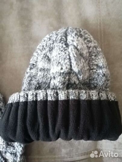 Шапка и шарф женские