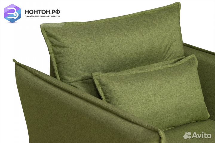 Кресло Бруклин зеленое