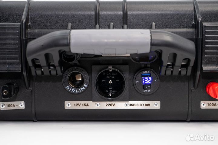 PowerBank 190Ач со встроенным инвертором 12-220 В