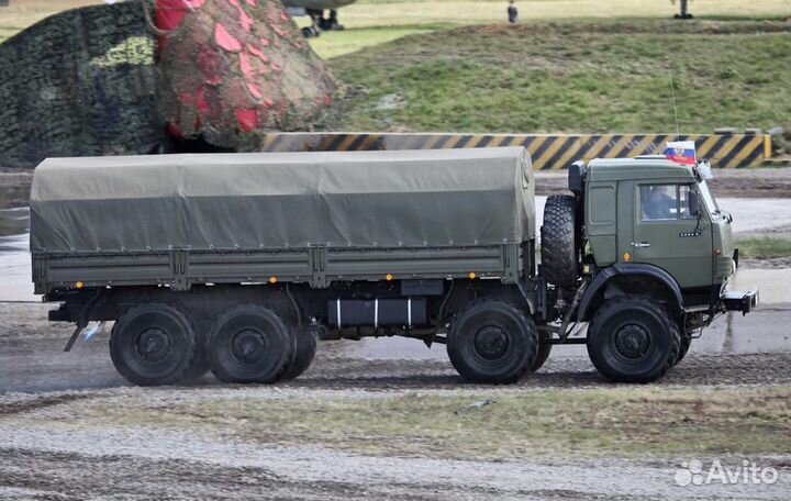 Тент на военный камаз 6350