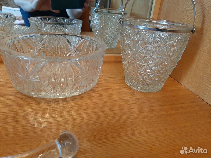 Хрустальные салатники и конфетницы СССР