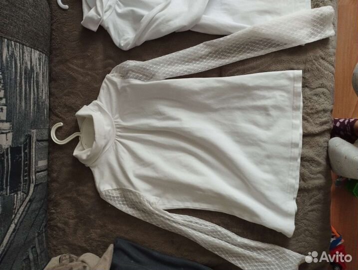 Блузки школьные, девочка 122-128