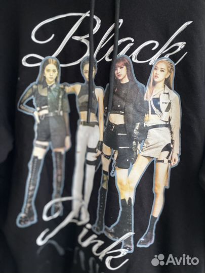 Худи black pink новое bershka