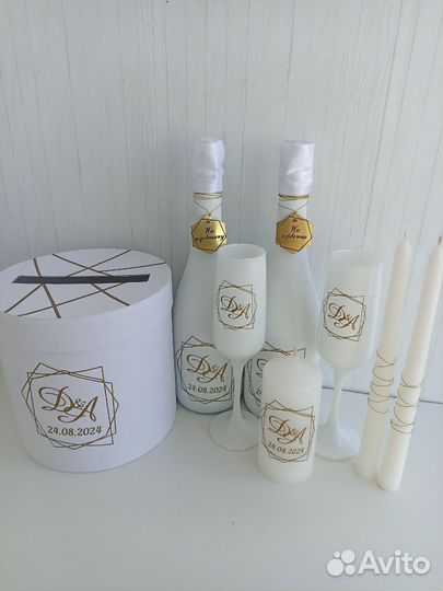 Свадебные аксессуары на стол, набор на свадьбу