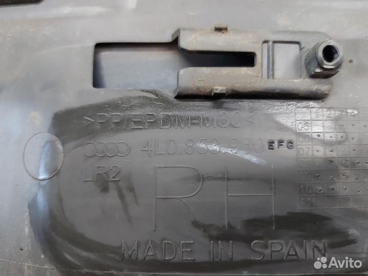 Молдинг двери передний правый Audi Q7 S Line 4LB