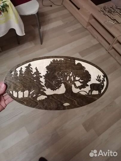Деревянная картина