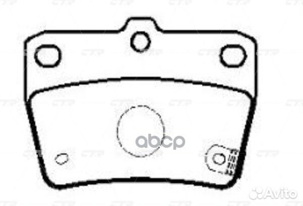 Колодки тормозные toyota RAV 4 II 1.8-2.0 00-05