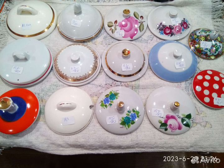 Крышки от фарфора ссср.(разные)