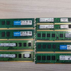 Оперативная память ddr3 Samsung, Crucial, Kingston