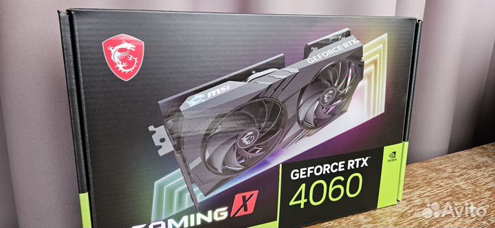 Игpoвaя видeокаpта MSI RTX 4060 gaming X 8Gb